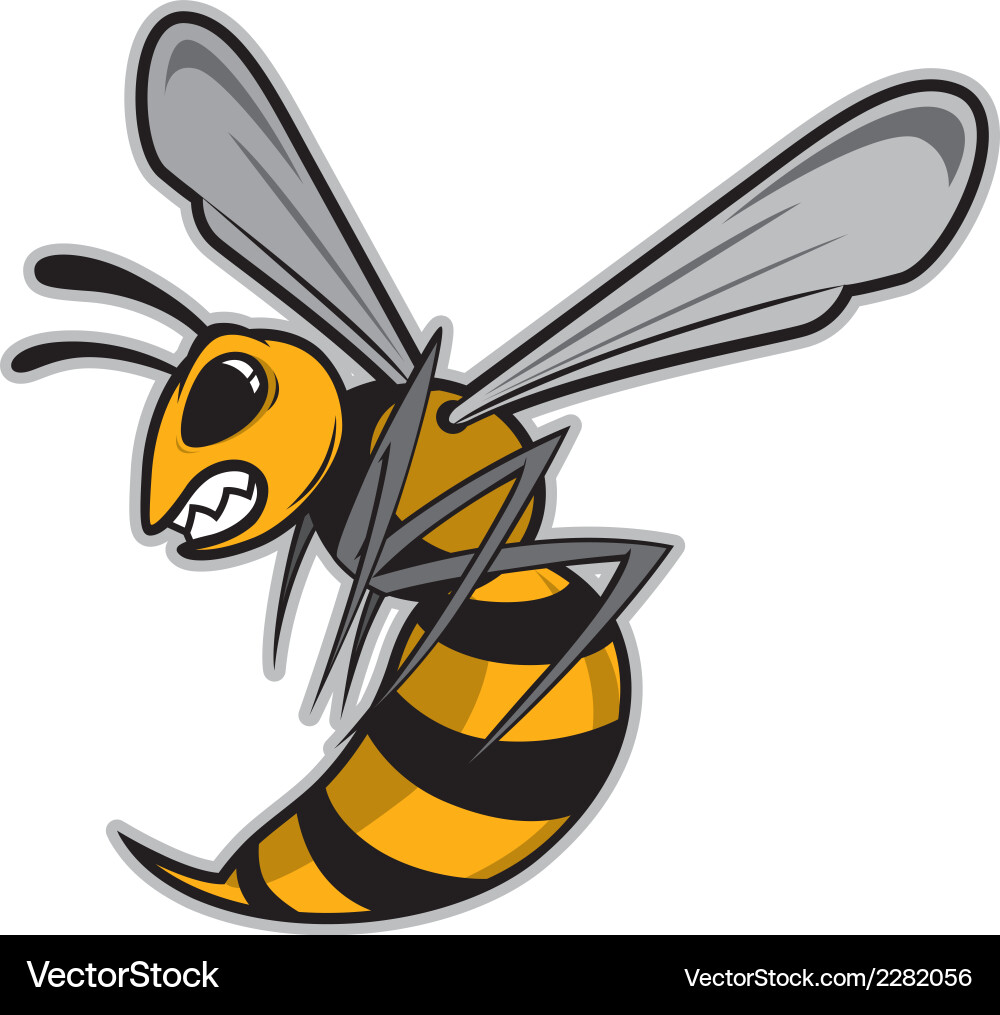 Hornet Mascot Royalty Free Vector Image - VectorStock