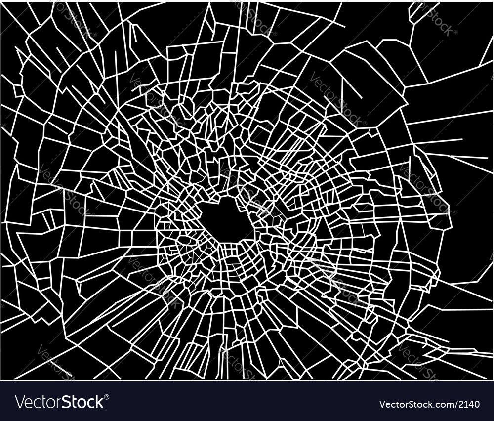 Shattered glass texture Royalty Free Vector Image