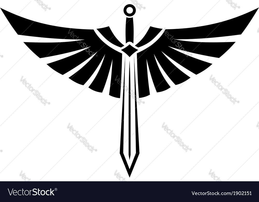 winged sword tattoo royalty free vector image vectorstock winged sword tattoo royalty free vector image vectorstock