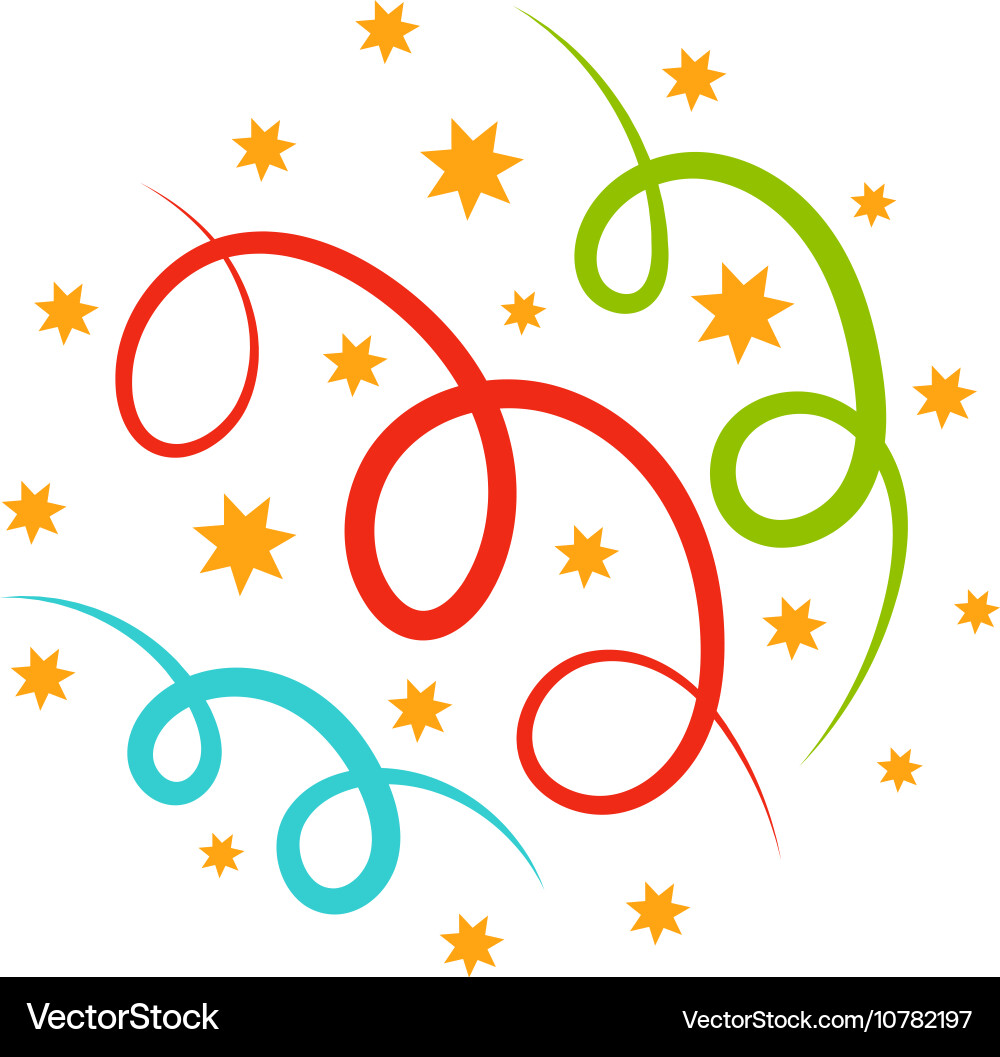 Fireworks icon isolated Royalty Free Vector Image
