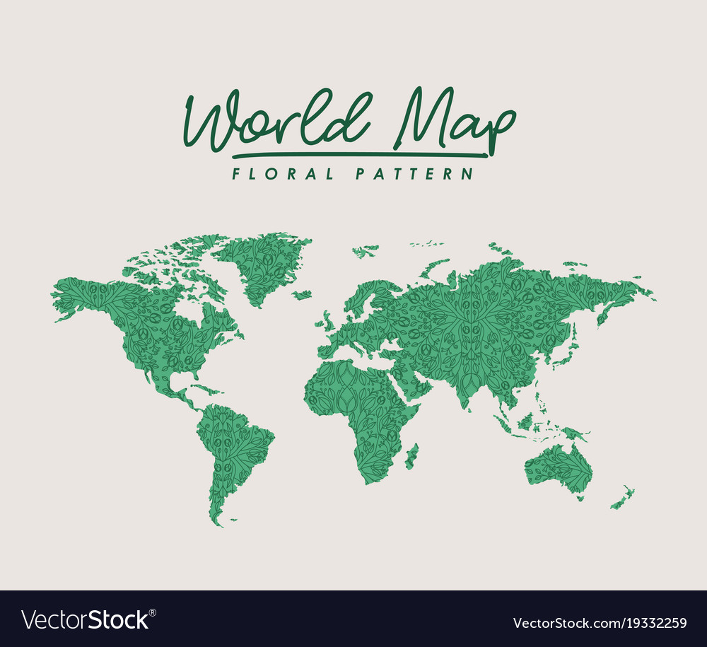 world map white background