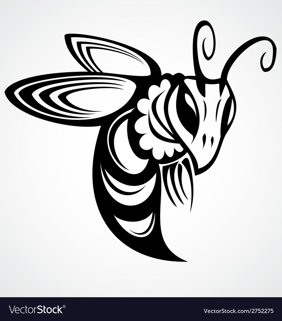 bee tattoo design royalty free vector image vectorstock bee tattoo design royalty free vector image vectorstock