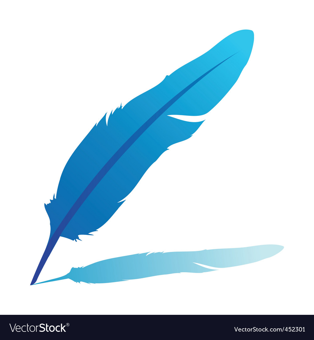 Feather quill Royalty Free Vector Image - VectorStock Quill Vector.