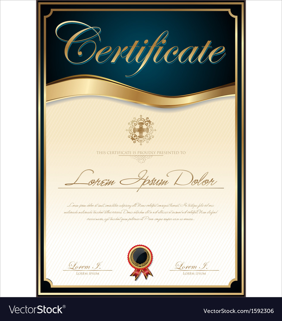 elegant certificate