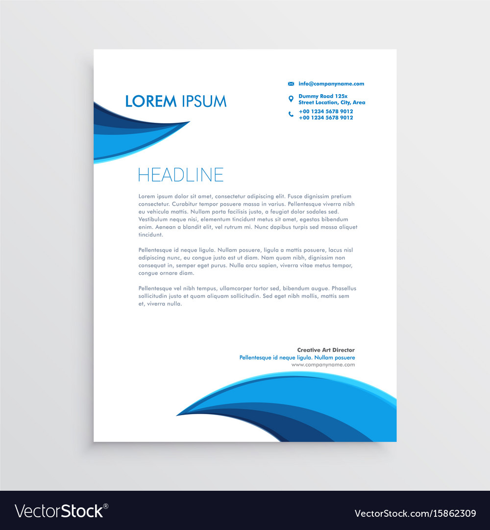 modern letterhead design