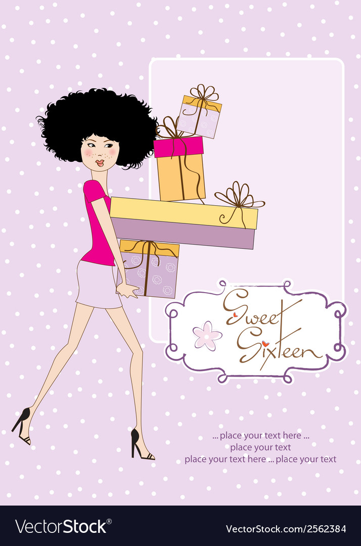 Best Of 44 Birthday Card Young Lady