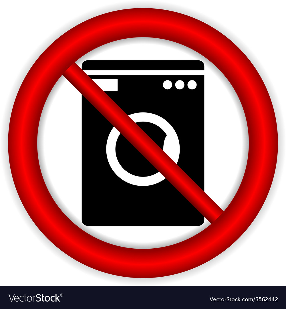 No washing machine icon Royalty Free Vector Image