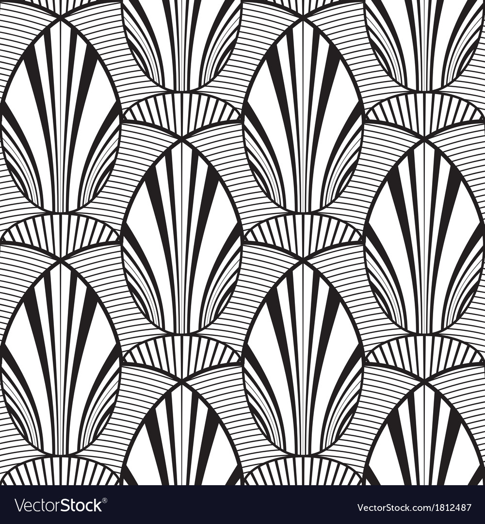 Seamless abstract geometric flower background Vector Image