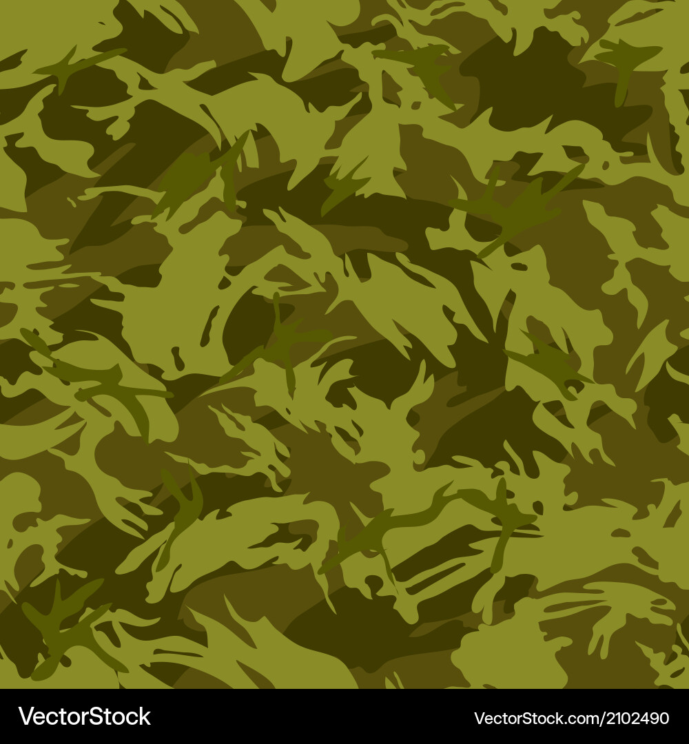Jungle camouflage seamless pattern Royalty Free Vector Image