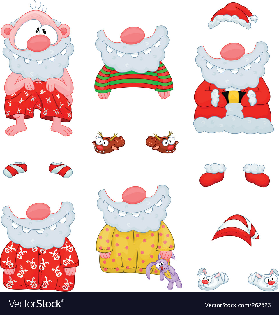 Santa claus Royalty Free Vector Image - VectorStock
