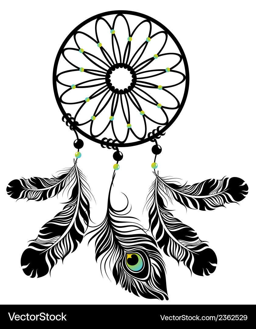 Dream Catcher Royalty Free Vector Image VectorStock
