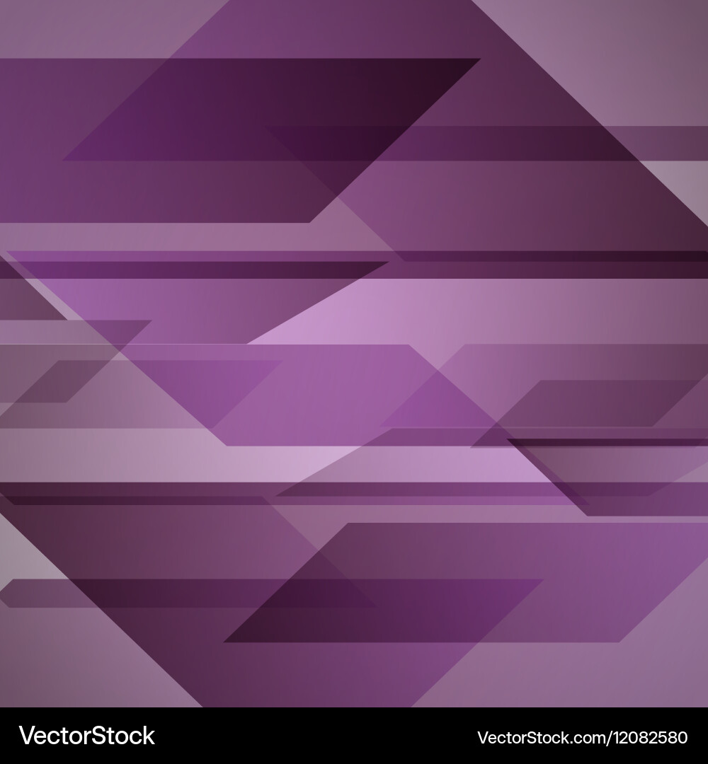 Abstract purple background with geometric shapes Vector Image