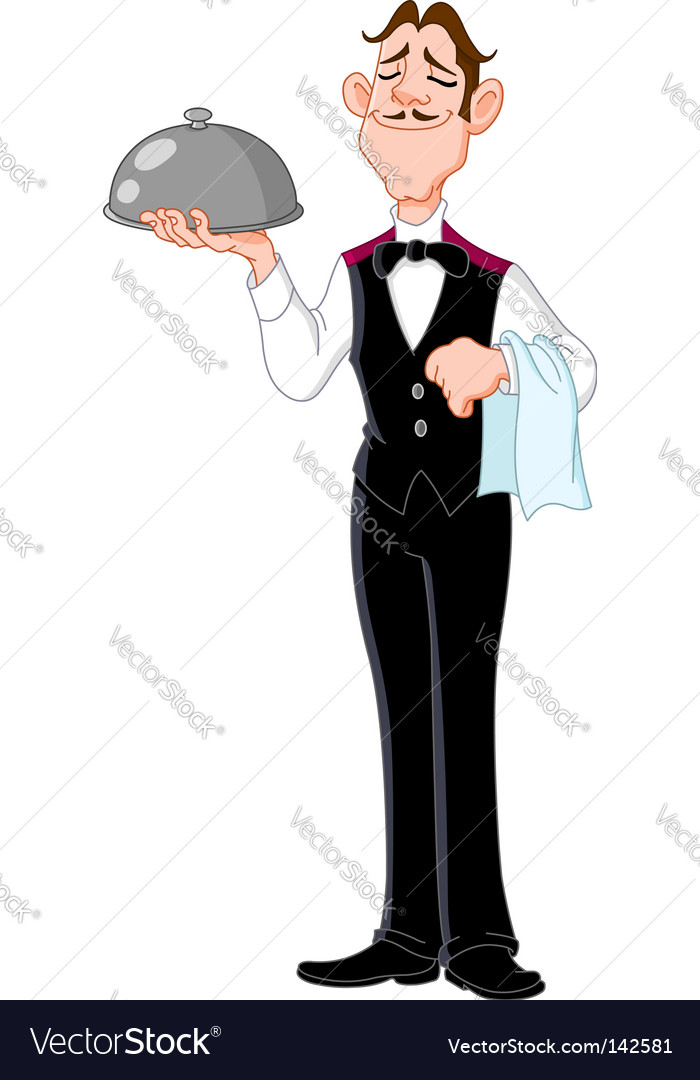 Butler Royalty Free Vector Image - VectorStock