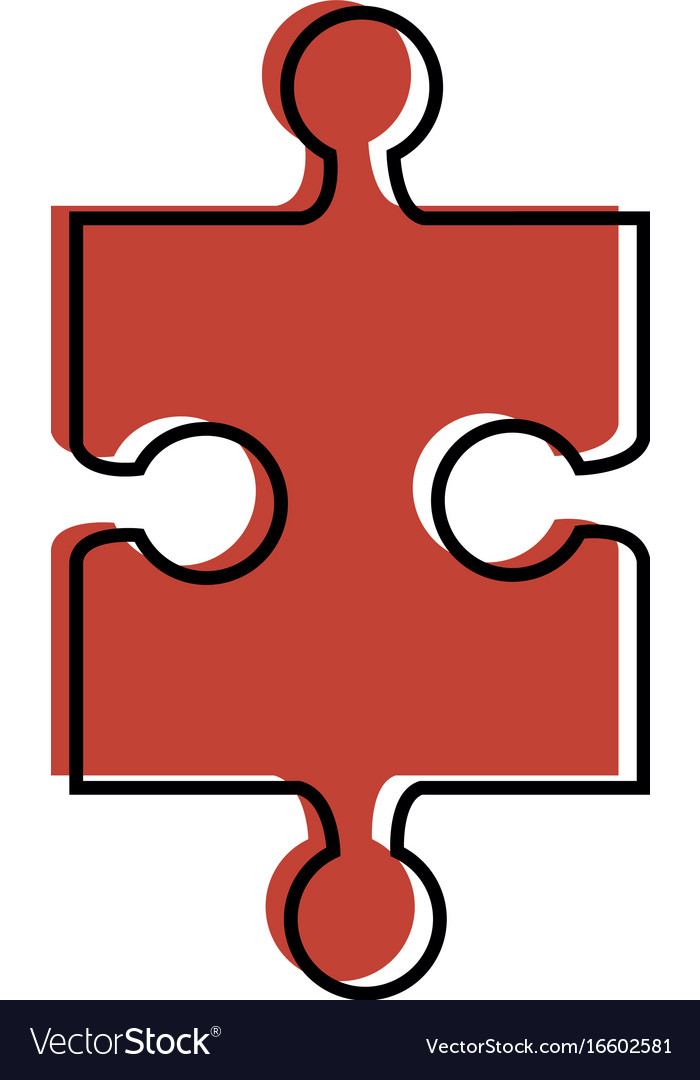 puzzle piece vector