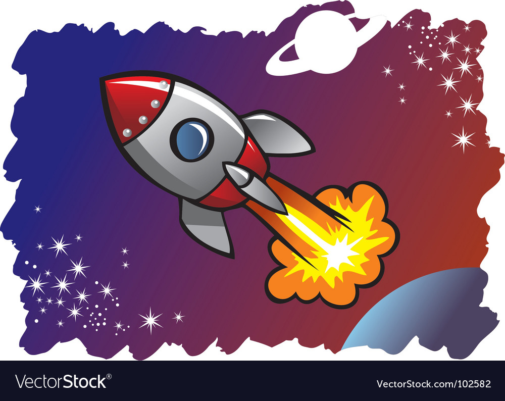 Cartoon Spaceship Royalty Free Vector Image Cartoon Spaceship Royalty Free Vector Image
