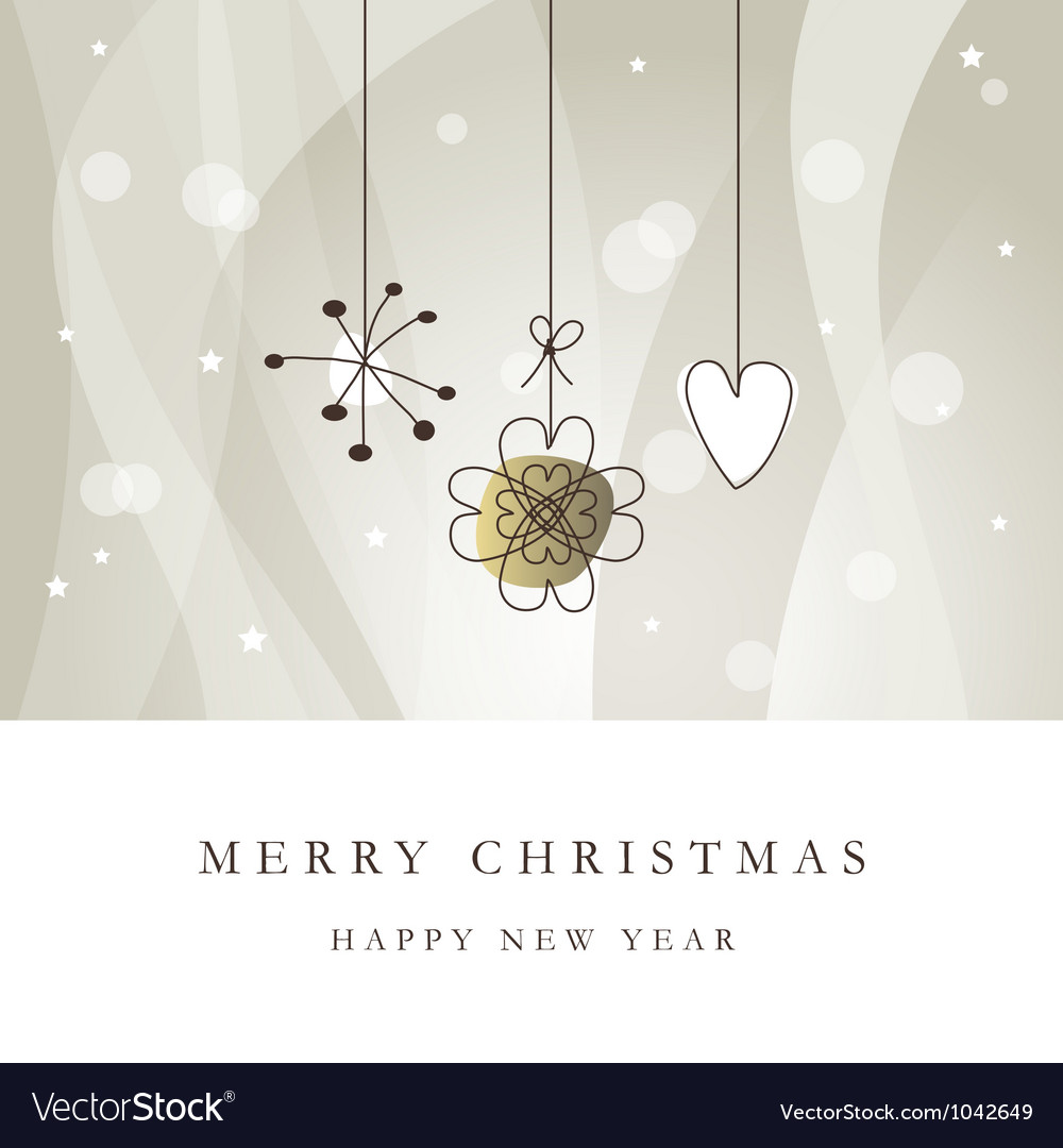 New year card Royalty Free Vector Image - VectorStock