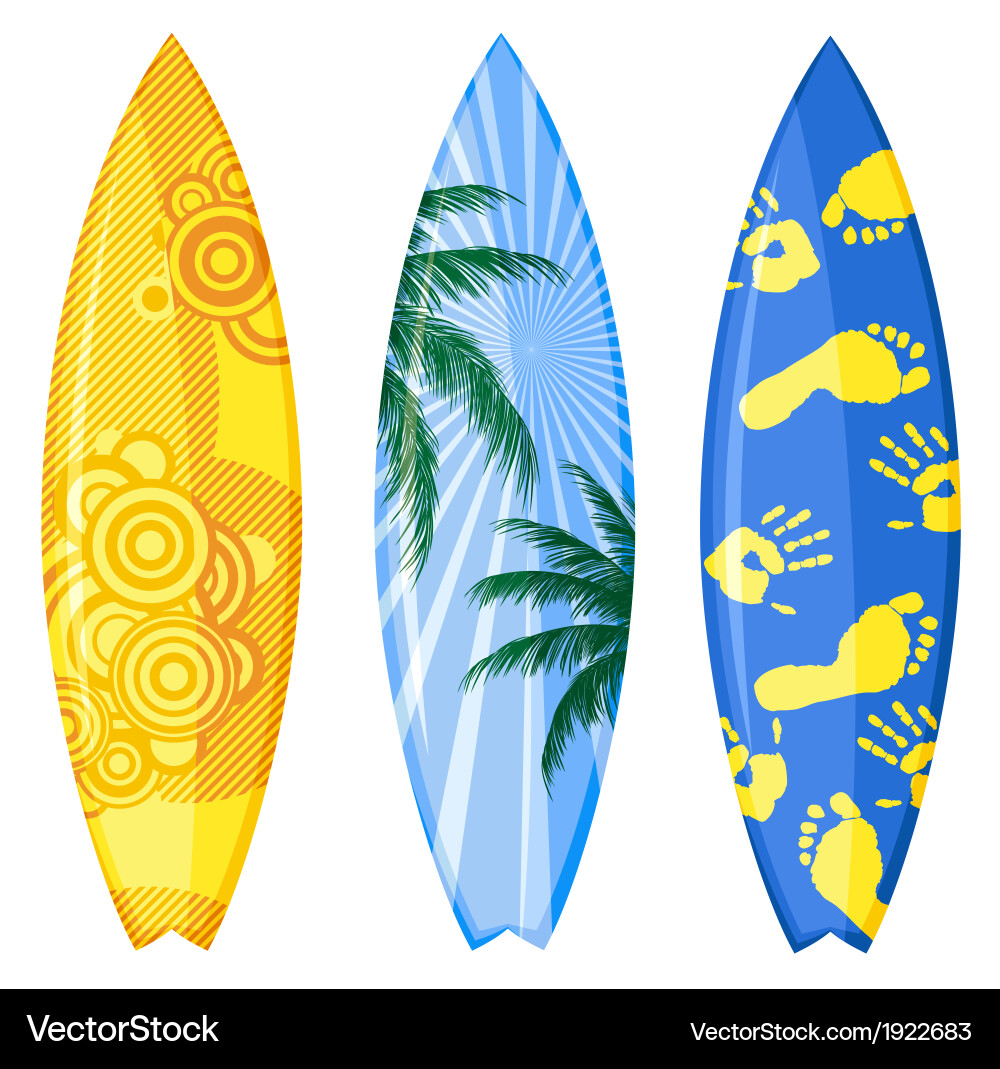 Surfboard Royalty Free Vector Image - VectorStock