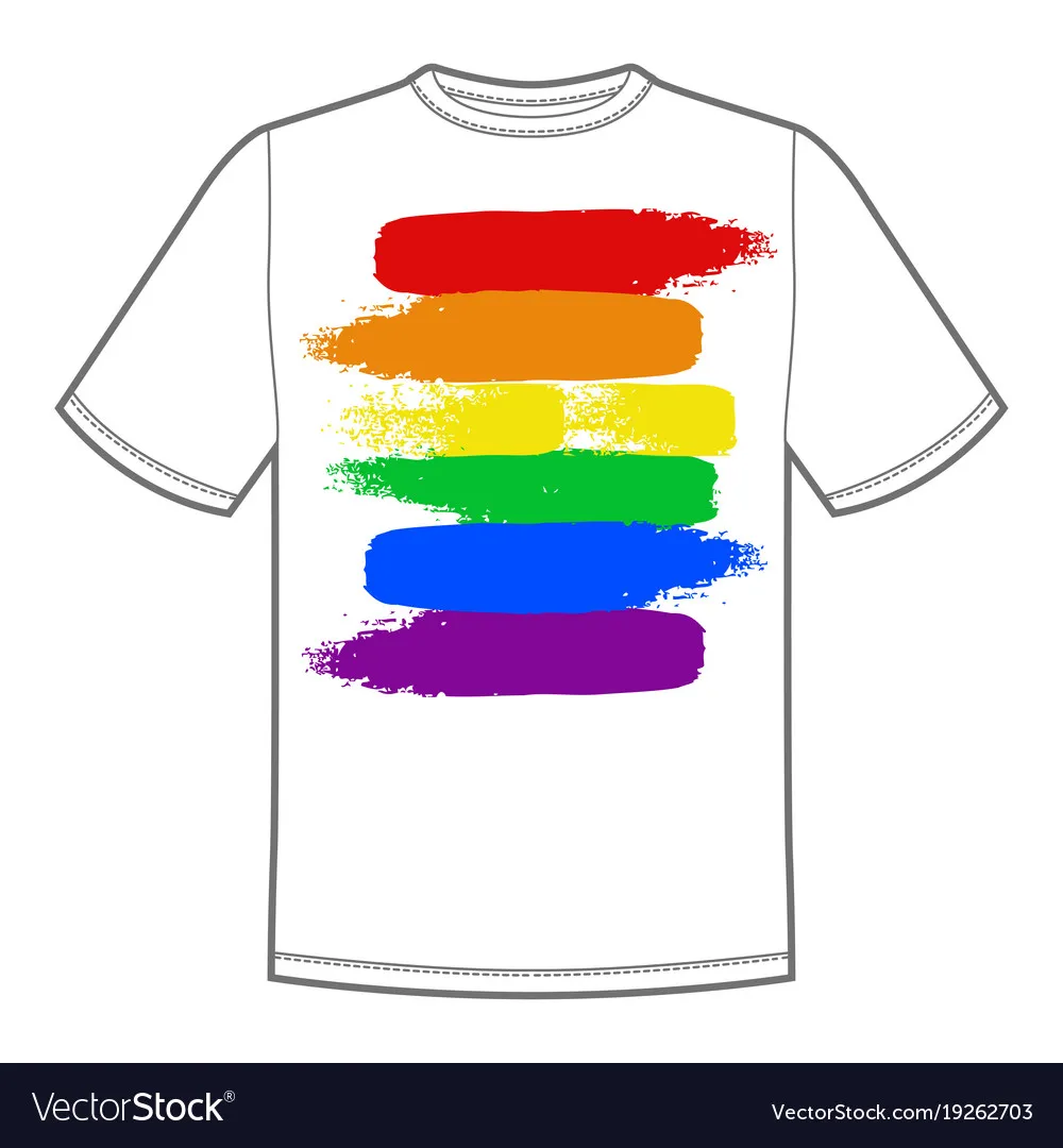 Sign print for t shirt with pride lgbt Royalty Free Vector