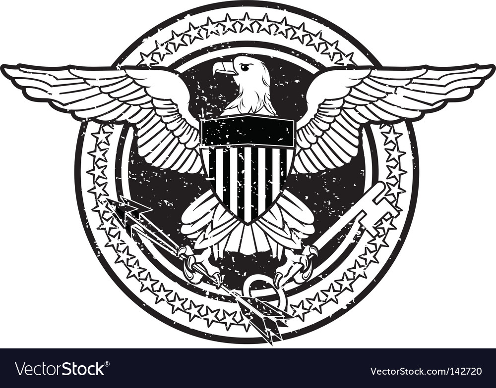Download American eagle Royalty Free Vector Image - VectorStock