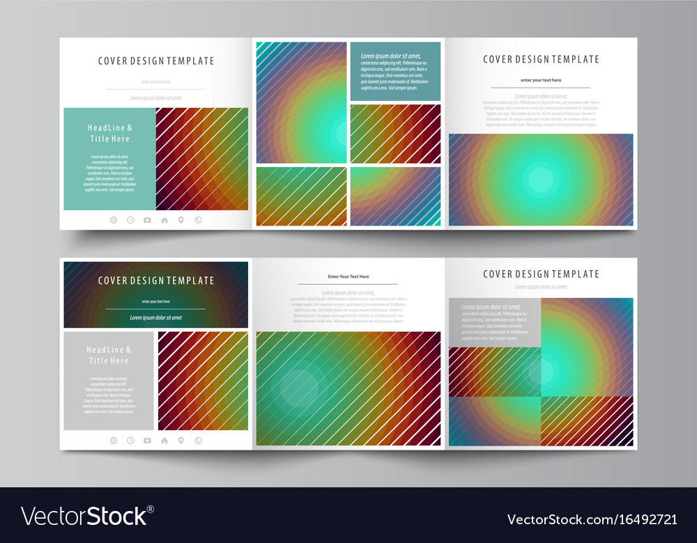 square brochures