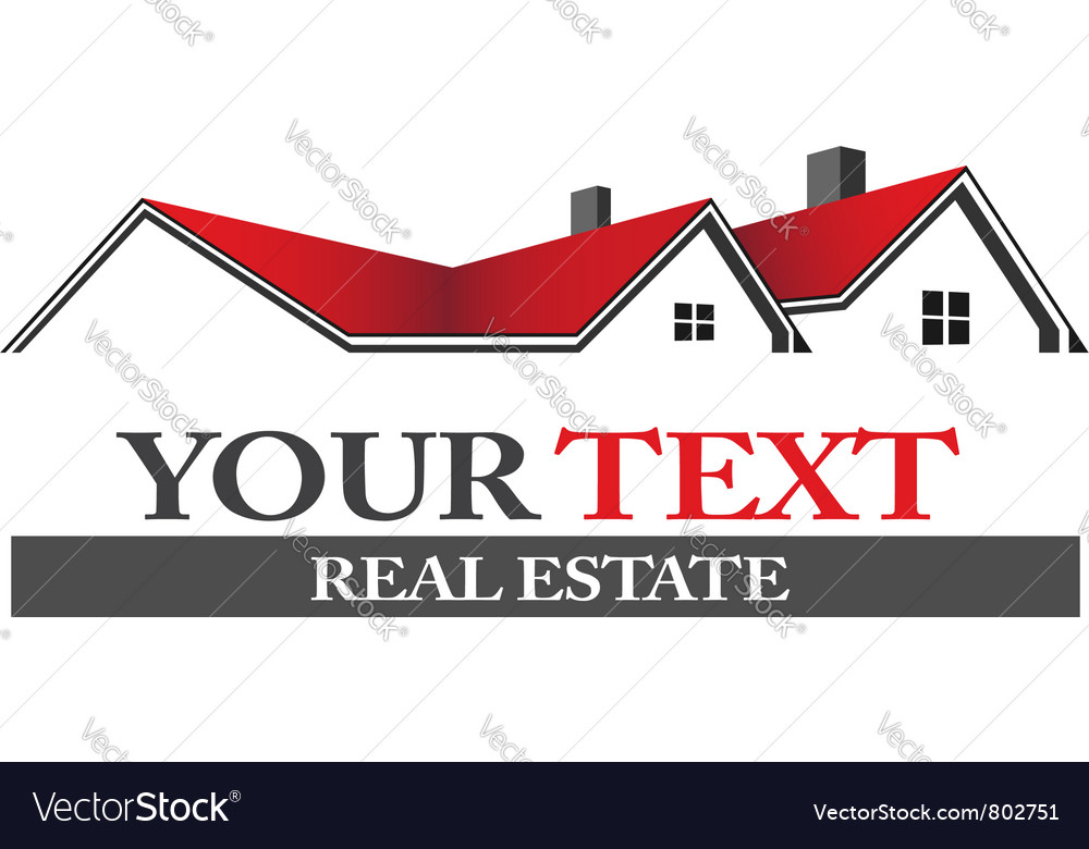 Download Real Estate Houses Royalty Free Vector Image - VectorStock