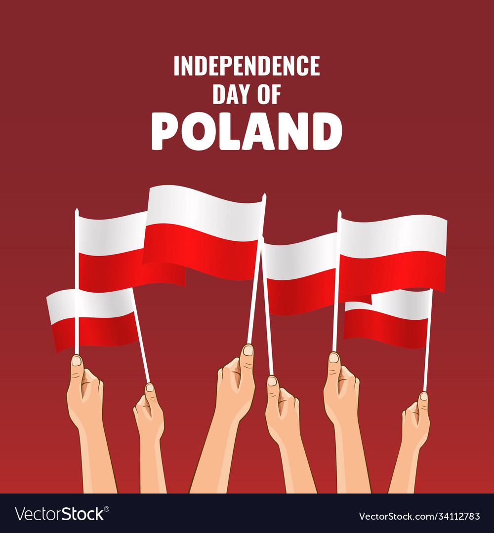 Independence day poland Royalty Free Vector Image