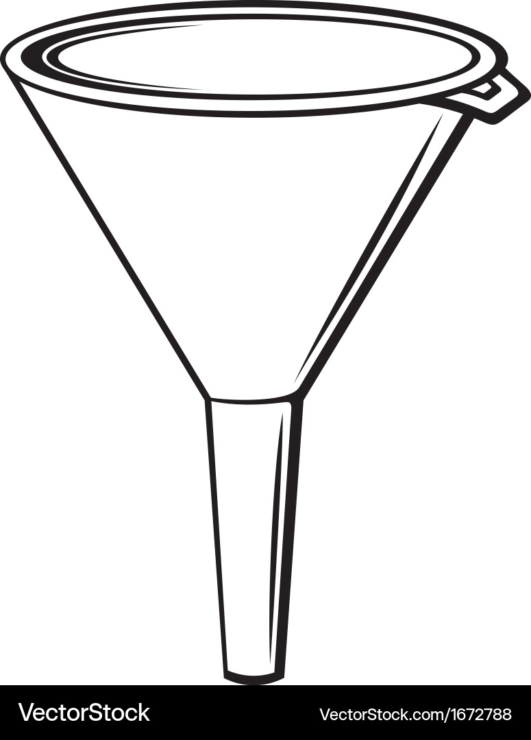 Funnel Royalty Free Vector Image VectorStock