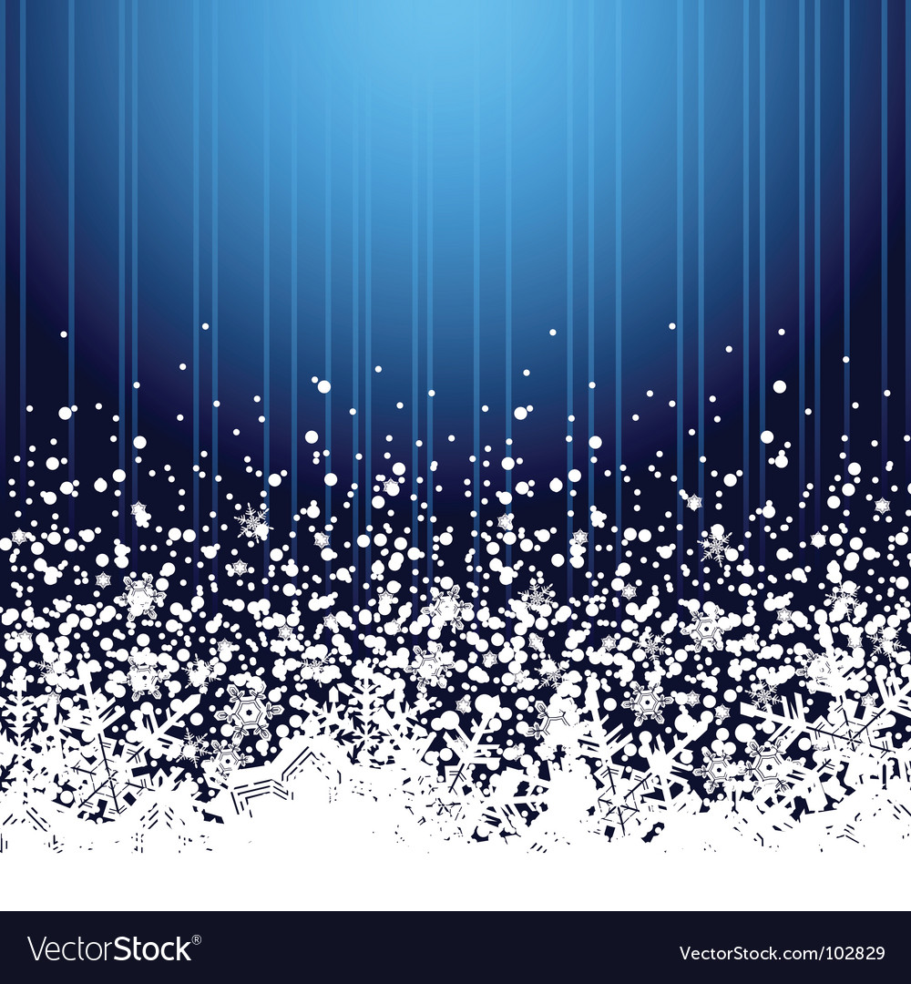 Christmas Snow Background Royalty Free Vector Image