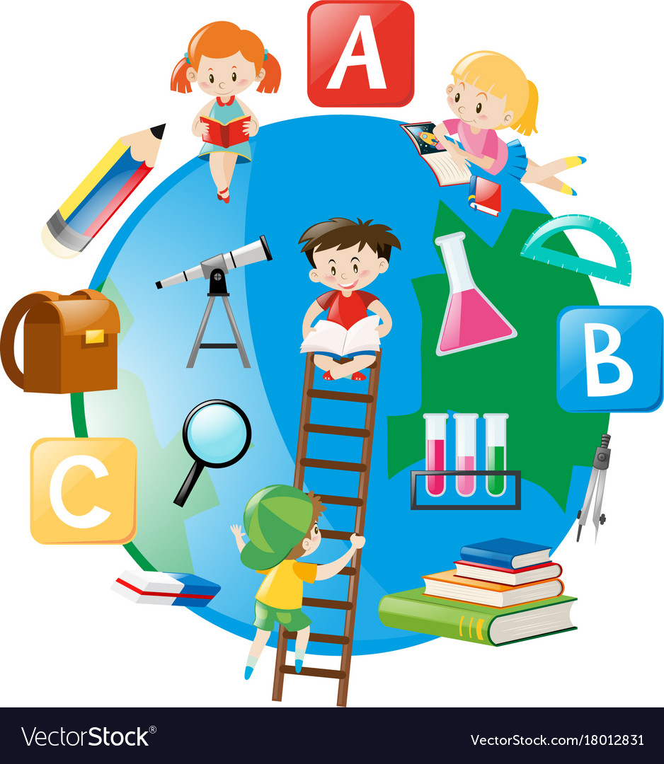 Four students climbing up the ladder on earth Vector Image for Student Climbing Ladder
192sfw Four students climbing up the ladder on earth Vector Image for Student Climbing Ladder
192sfw