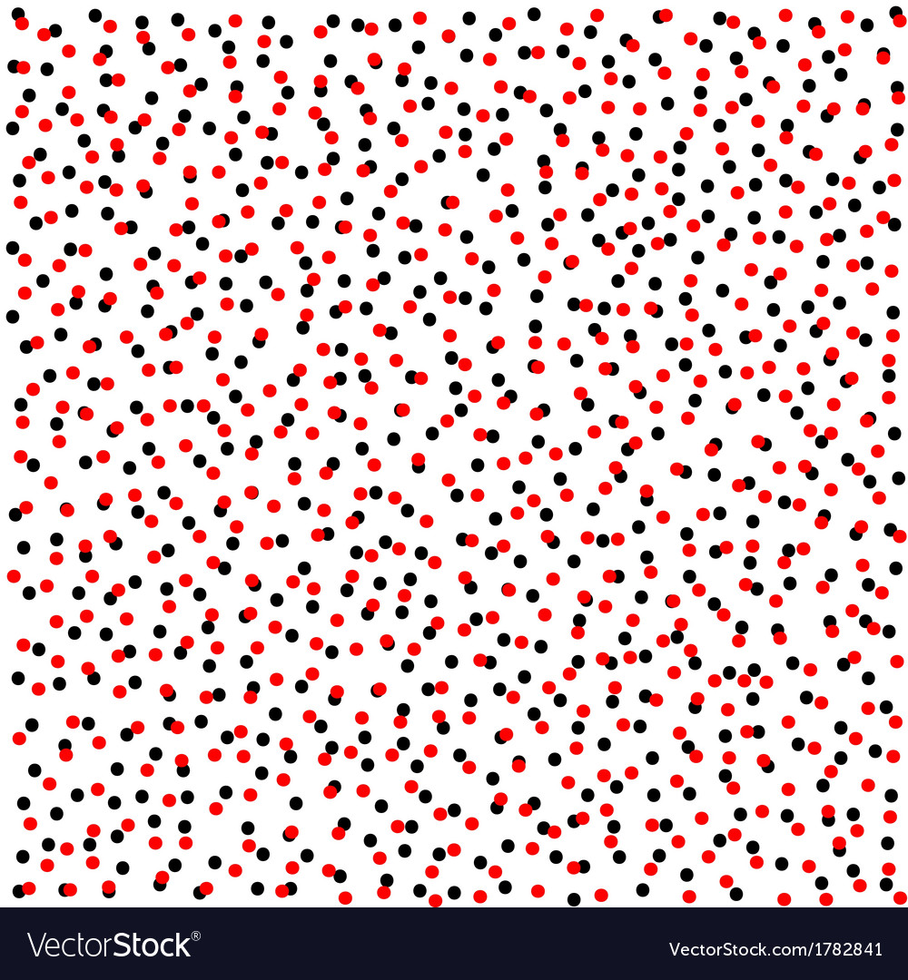 Black and red dots background Royalty Free Vector Image
