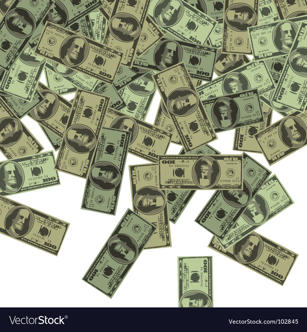 Dollars background Royalty Free Vector Image - VectorStock Dollars background vector image on VectorStock