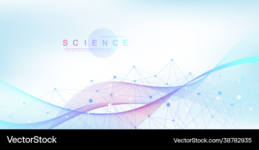 Scientific genetic engineering Royalty Free Vector Image