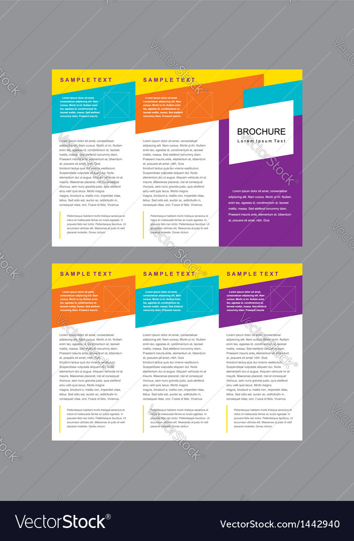 trifold layout