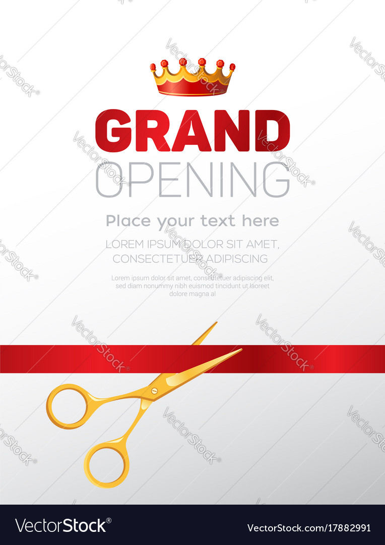 grand opening template