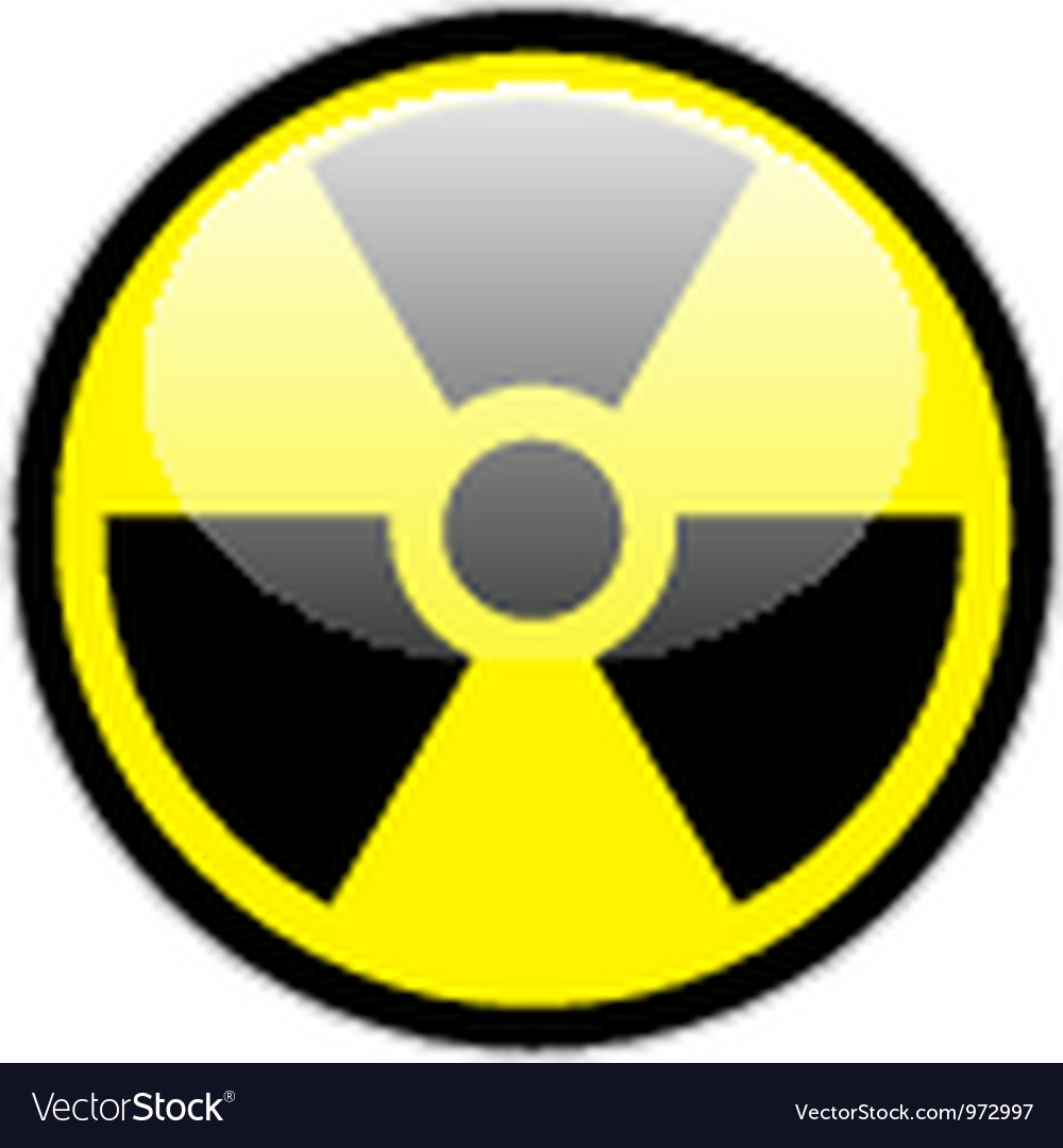 Radiation symbol Royalty Free Vector Image VectorStock