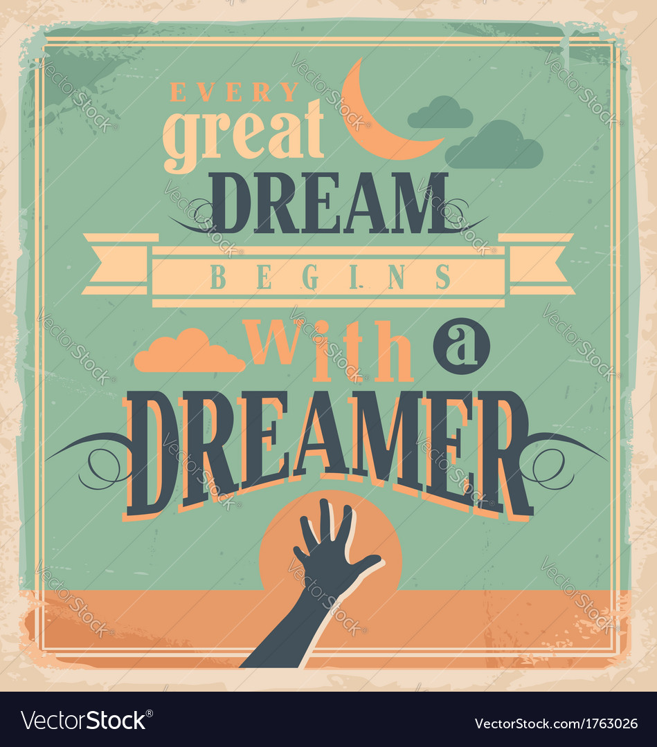 Download Vintage poster design Royalty Free Vector Image