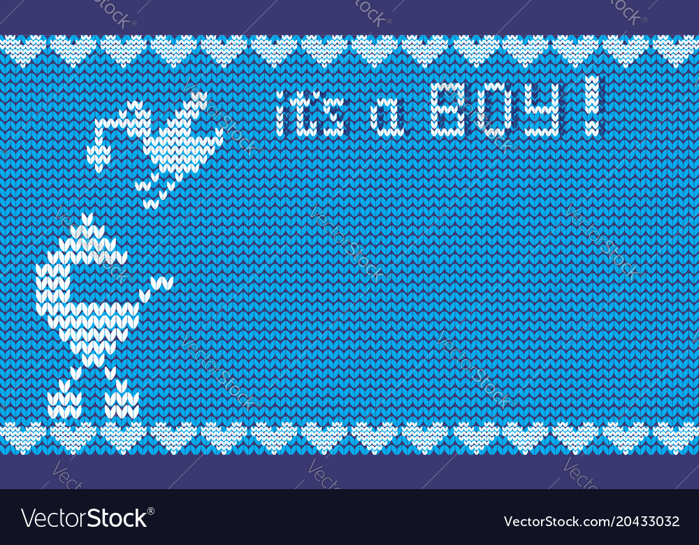 it s a boy shower card invitation template vector image