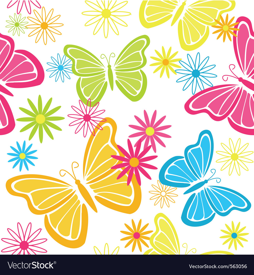 Download Butterfly pattern Royalty Free Vector Image - VectorStock