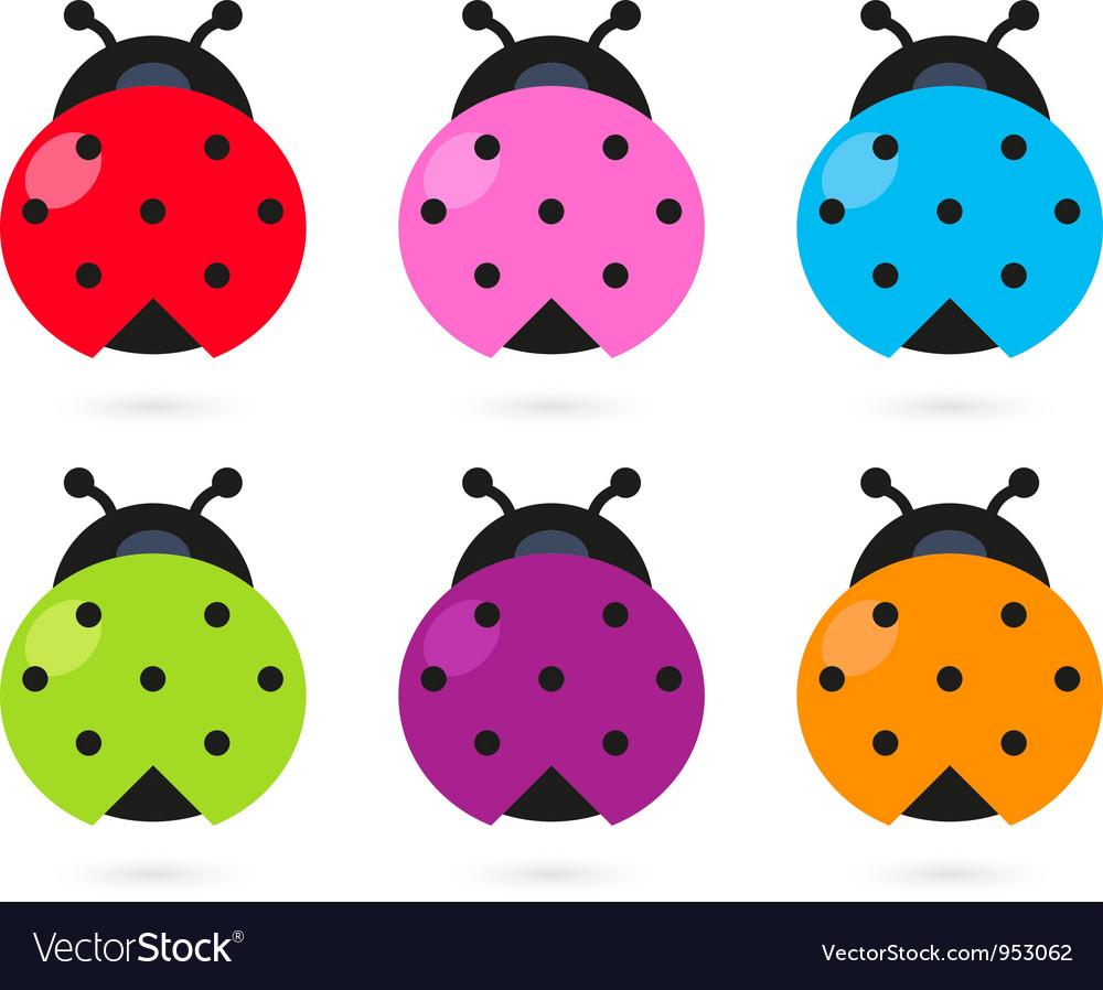 Ladybugs Royalty Free Vector Image - VectorStock