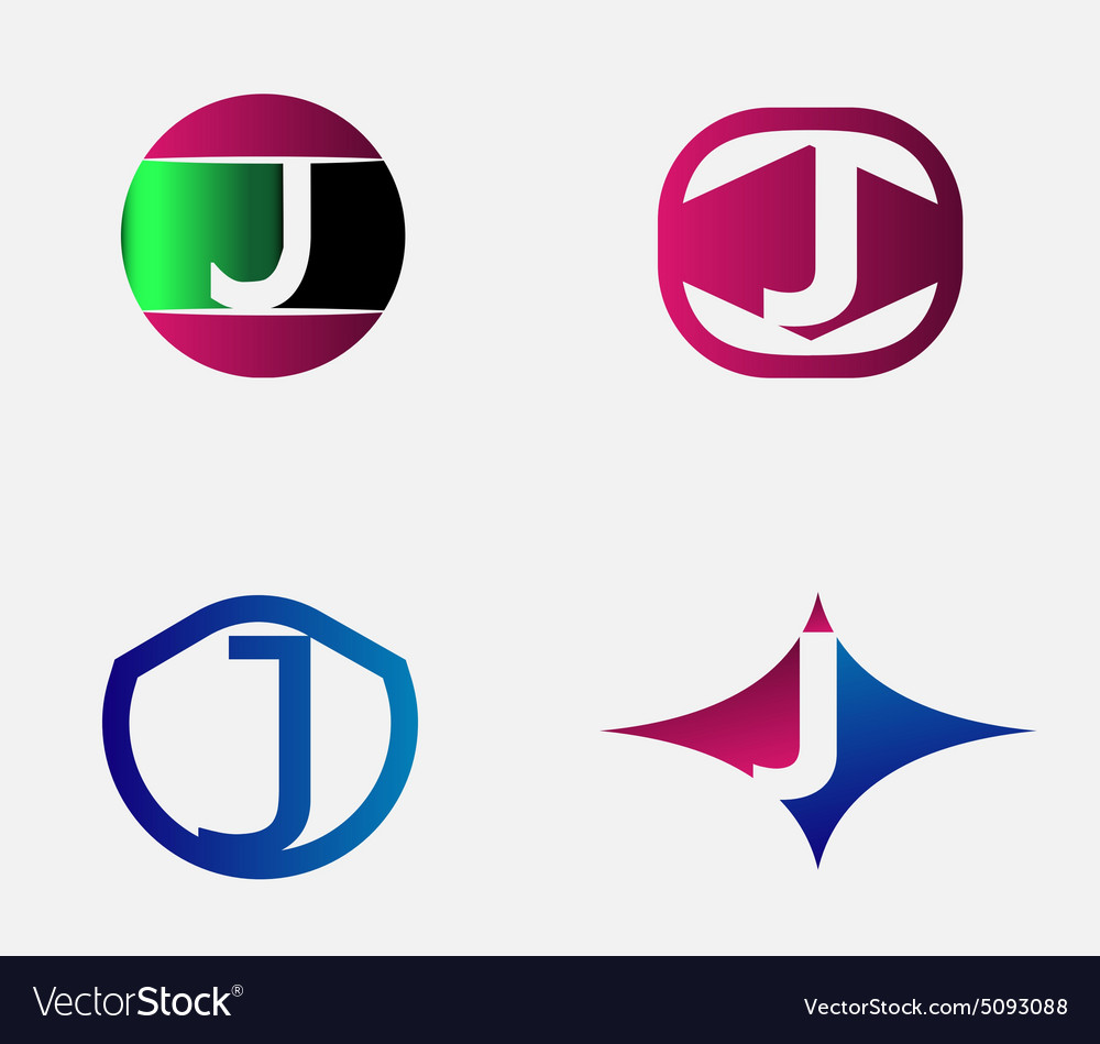 round logo template