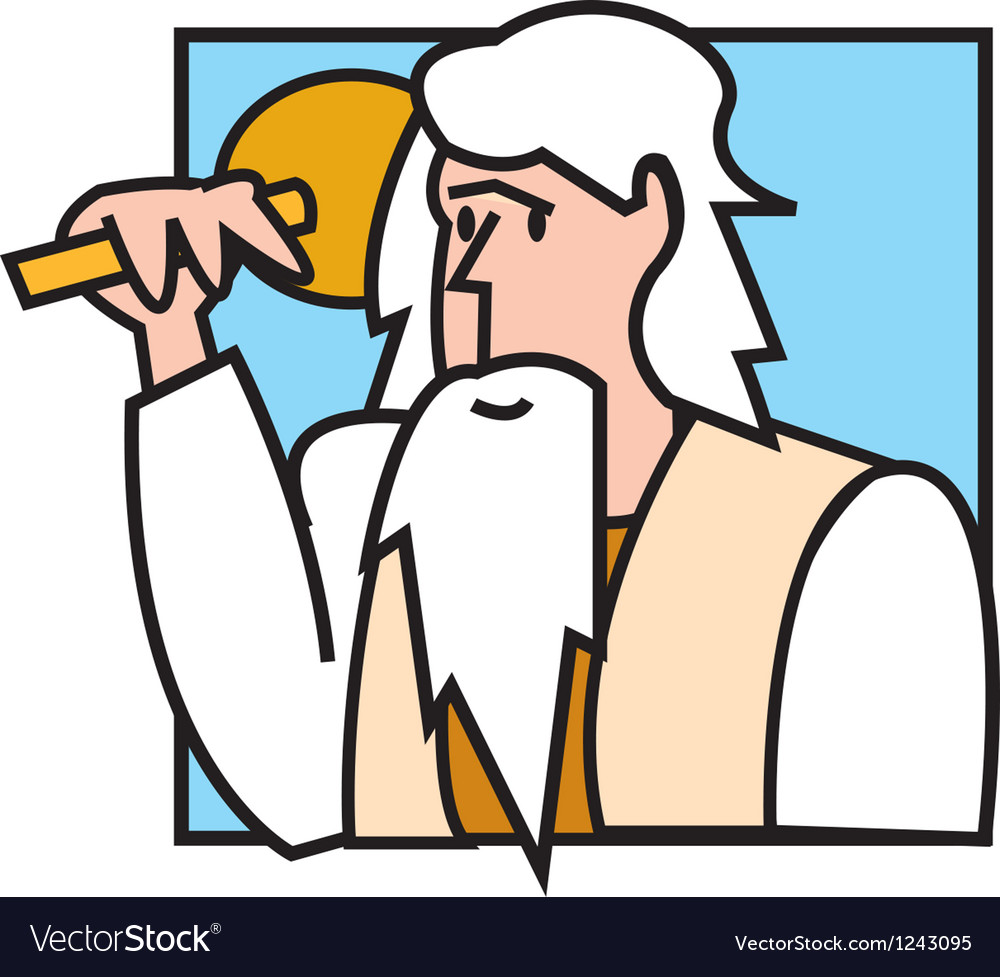 Noah cartoon Royalty Free Vector Image - VectorStock