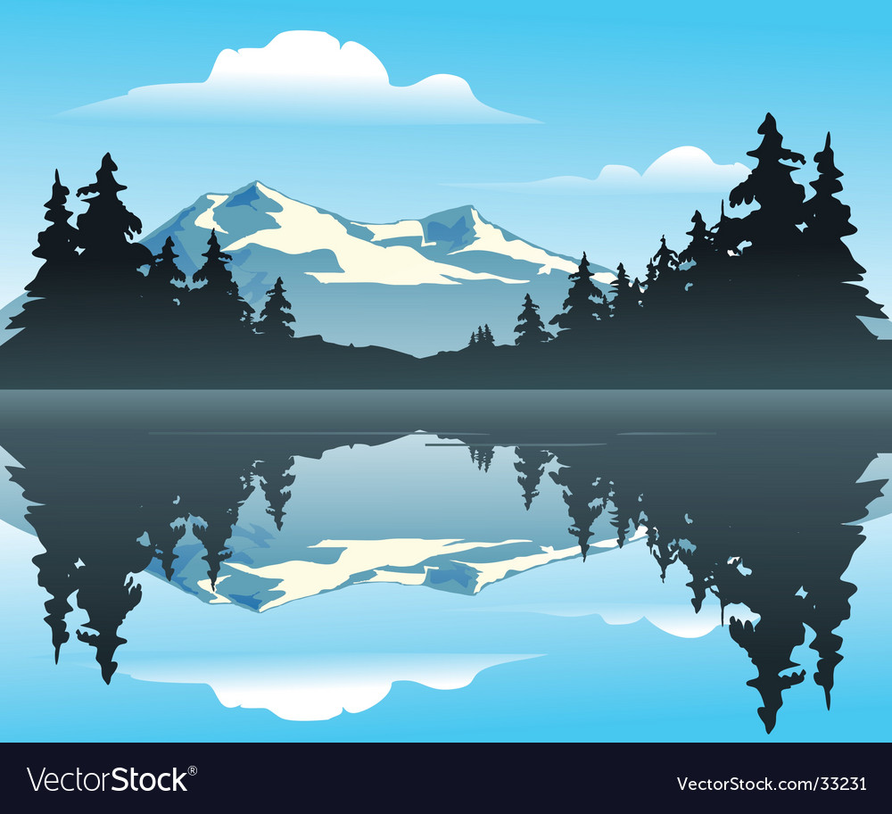 Free Mountain Lake Svg 311 SVG PNG EPS DXF File