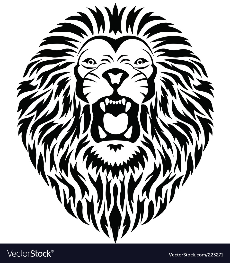 Lion head Vector Image by dagadu - Image #223271 - VectorStock