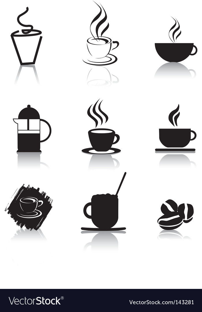 Coffee Cup Silhouette Vector Coffee Cup Silhouette Vector