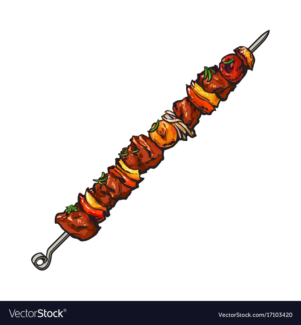Grilled pork beef meat on stick shashlik kebab Vector Image for Pork Meat Clipart
45ifm Grilled pork beef meat on stick shashlik kebab Vector Image for Pork Meat Clipart
45ifm