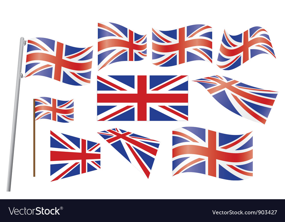 Download Union Jack flag Royalty Free Vector Image - VectorStock