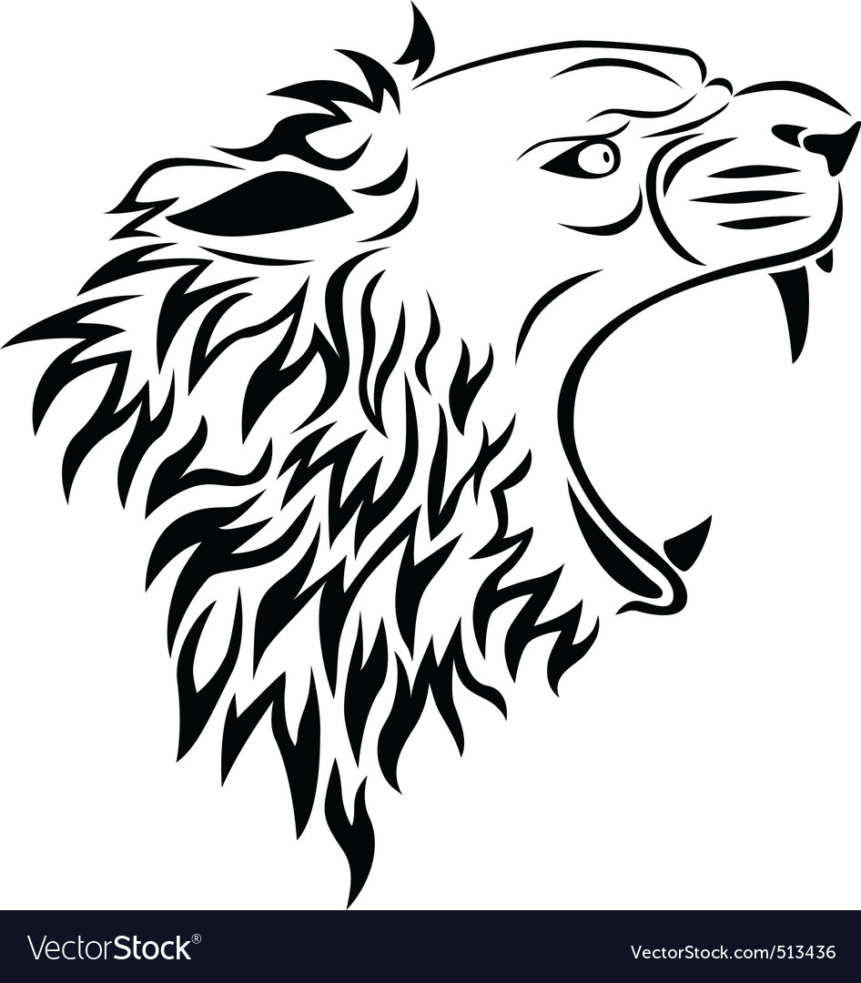 lion head tattoo royalty free vector image vectorstock lion head tattoo royalty free vector image vectorstock