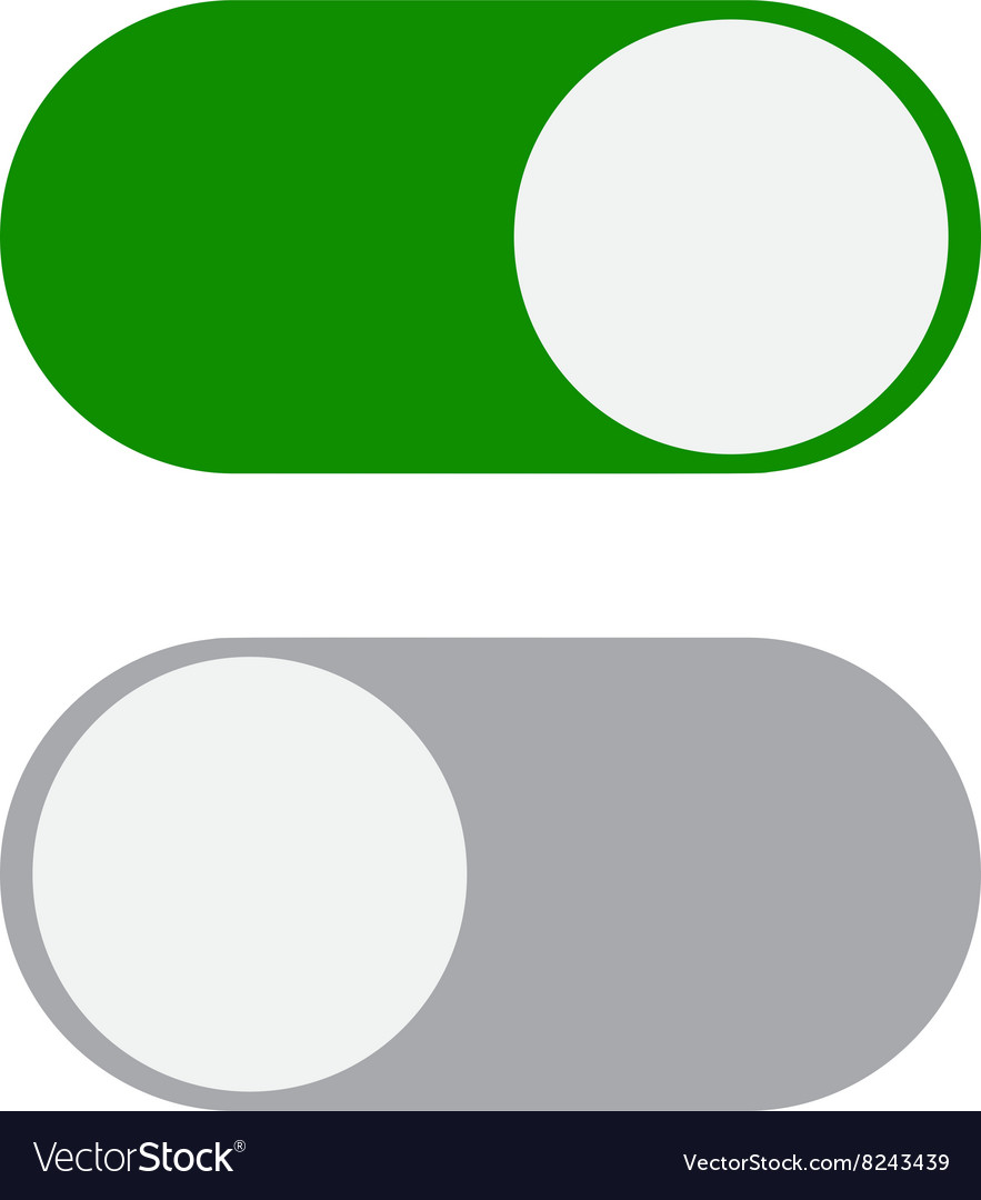 Toggle switch icon Royalty Free Vector Image - VectorStock