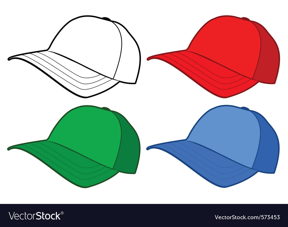 Baseball cap Royalty Free Vector Image - VectorStock