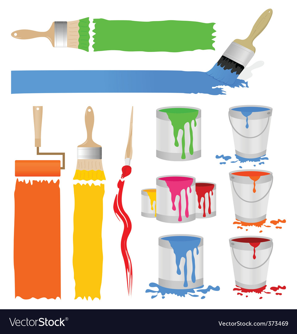 Paint Royalty Free Vector Image VectorStock